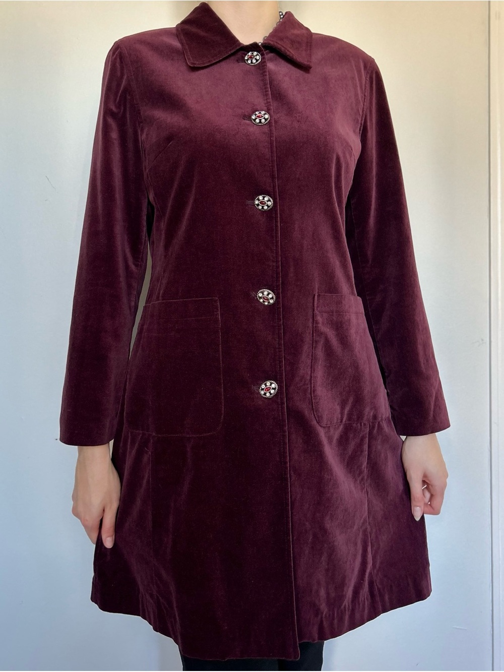 Vintage Vamp Whimsygoth Velvet Coat